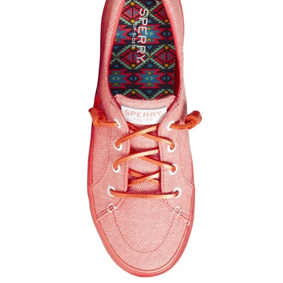 Sperry Metallic Pink Crest Vibe Platform Sneaker - Women 9.5 - Picture 4 of 12